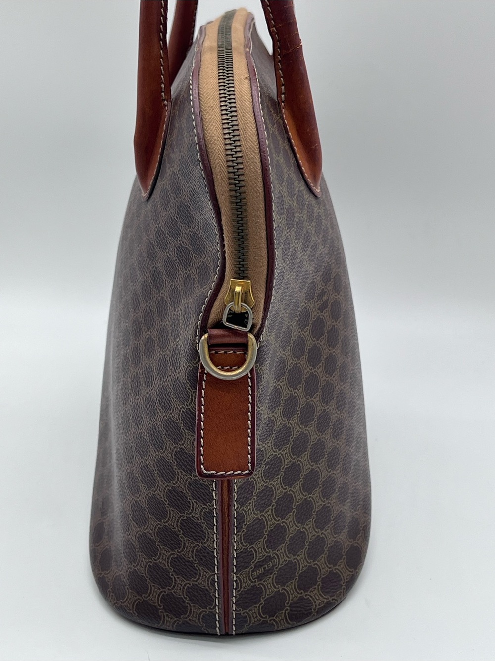 Authentic Celine Macadam Vintage Bag MC96 Top Handle Made in Italy - Picture 6 of 16
